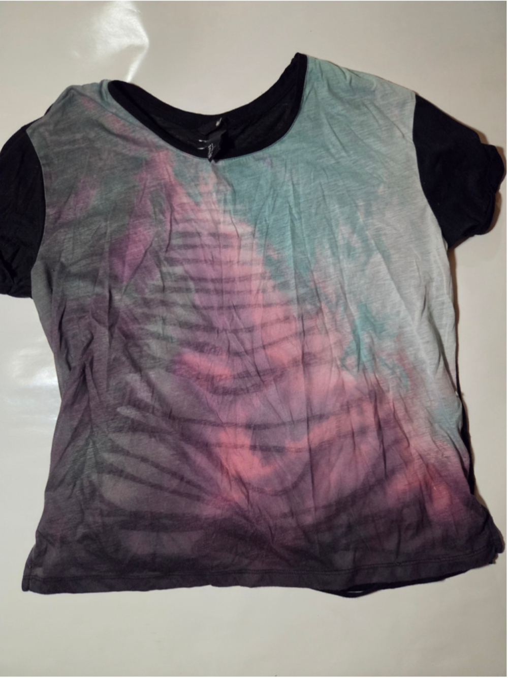 Custom dyed cut galaxy tee